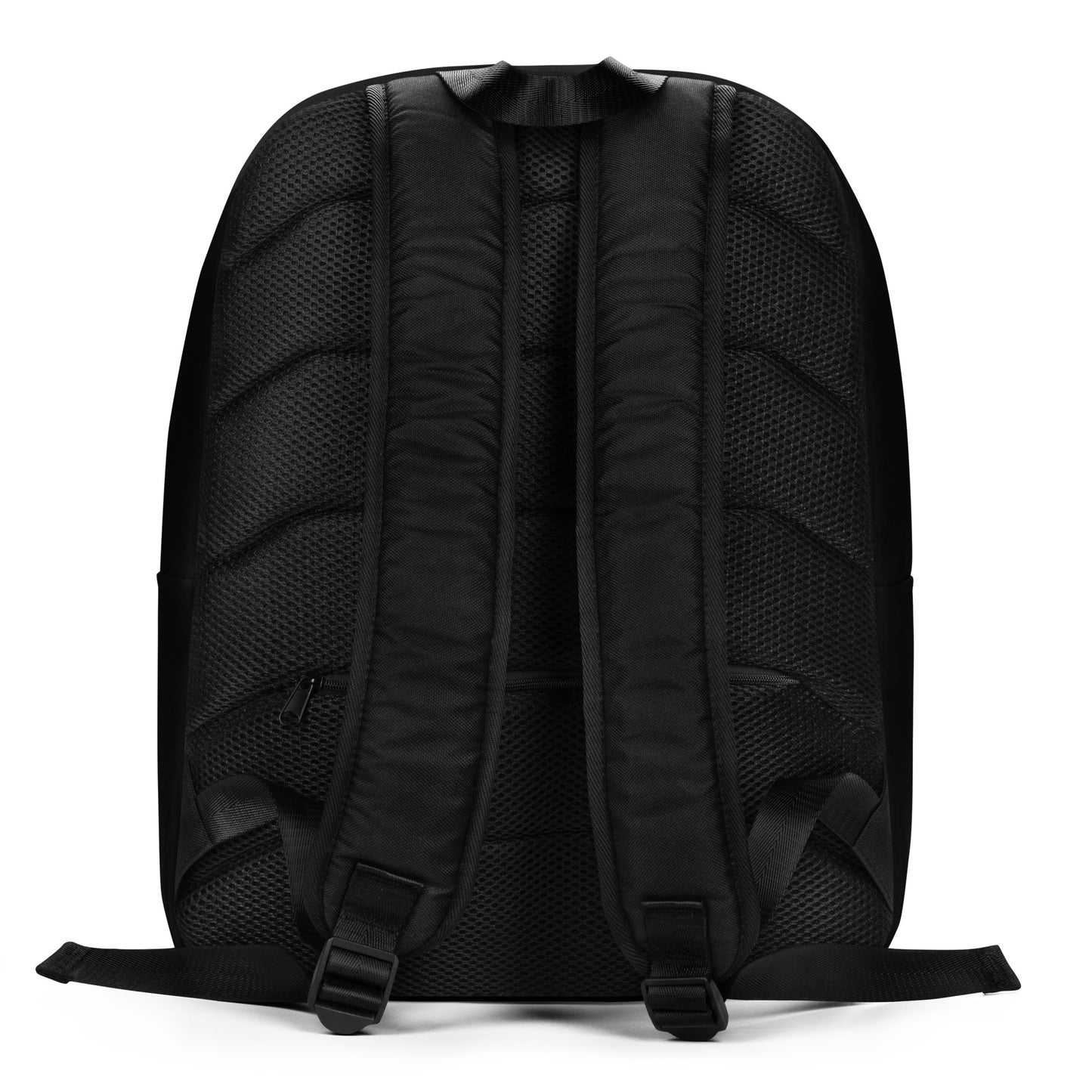 Bloom Minimalist Backpack Black back side