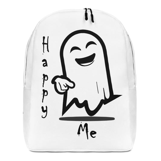 Happy Me Minimalist Backpack-White