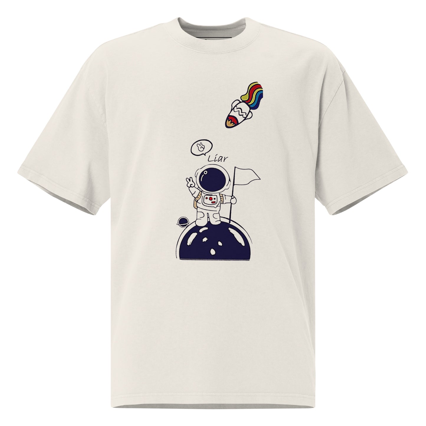 Oversized Space Liar Unisex t-shirt