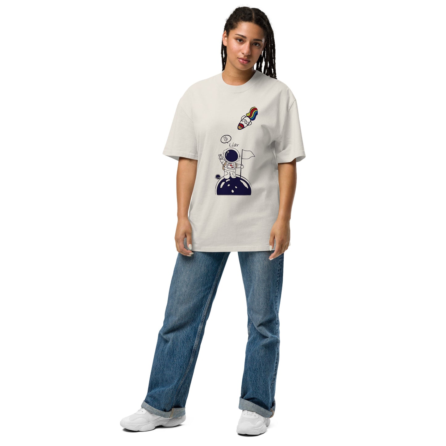 Oversized Space Liar Unisex t-shirt