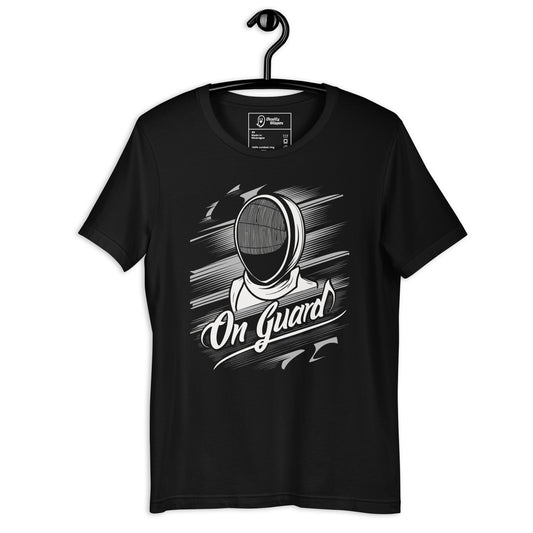 Unisex t-shirt On Guard Fencing Mask