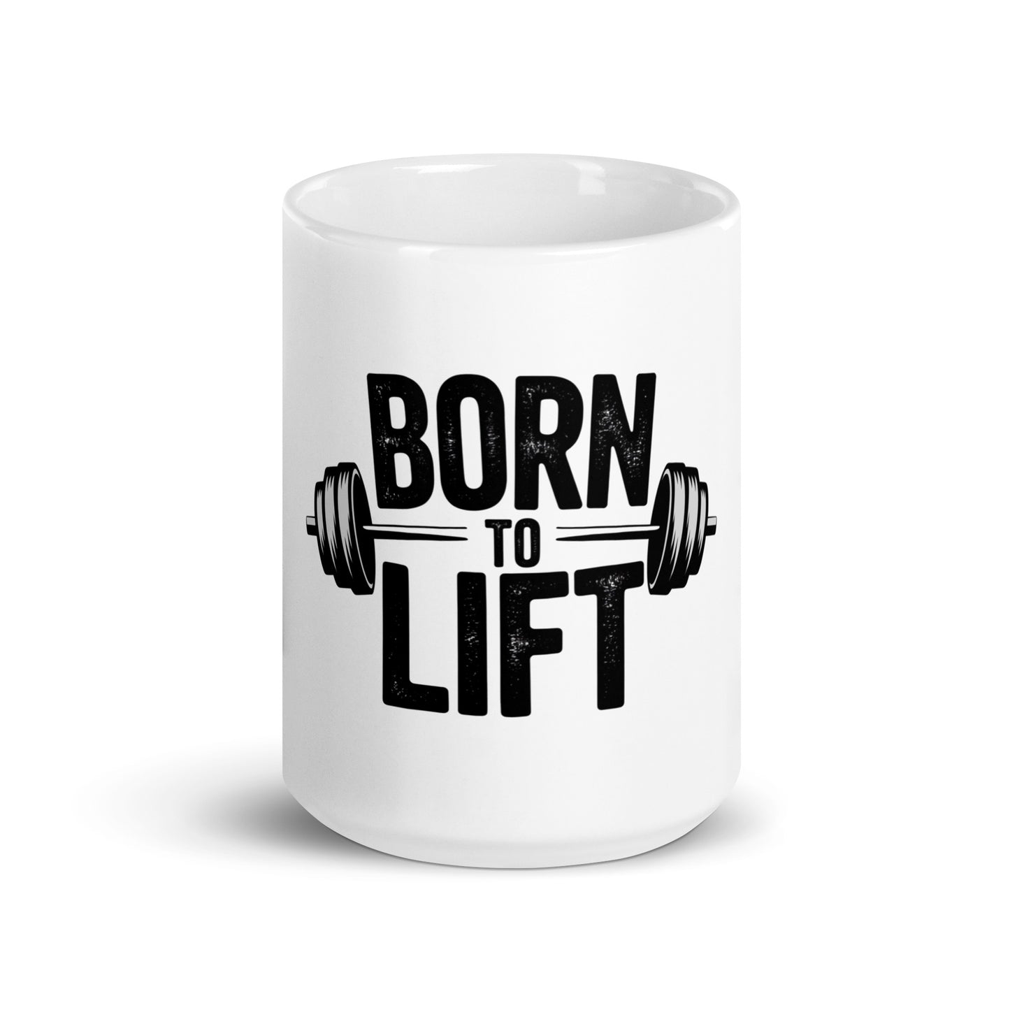 Born To Lift glossy mug